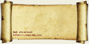 Isidora Pećanac vizit kartica